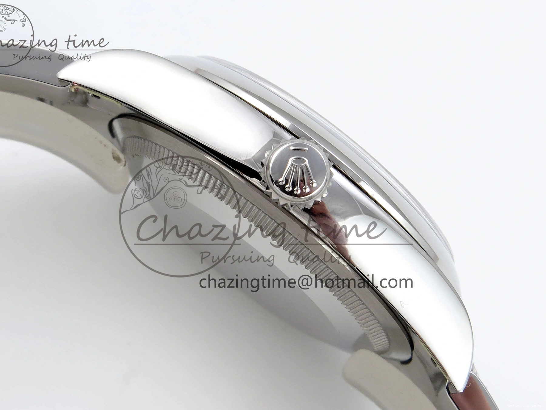 Good Copy Rolex Watches ZipUp Dial 1:1 on VR 36mm Silver 904L Oyster Edition Perpetual Bracelet SS Steel Best 126000 1741 Clean 0109